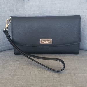 Kate Spade Black Wristlet
